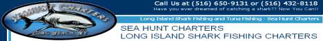 Sea Hunt Charters - Long Island Shark Fishing Charters, Long Beach NY